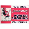 Image 1 : Jamesway Power Choring Equipment Tin Sign