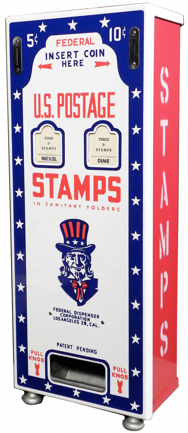 Porcelain Postage Stamp Vending Machine