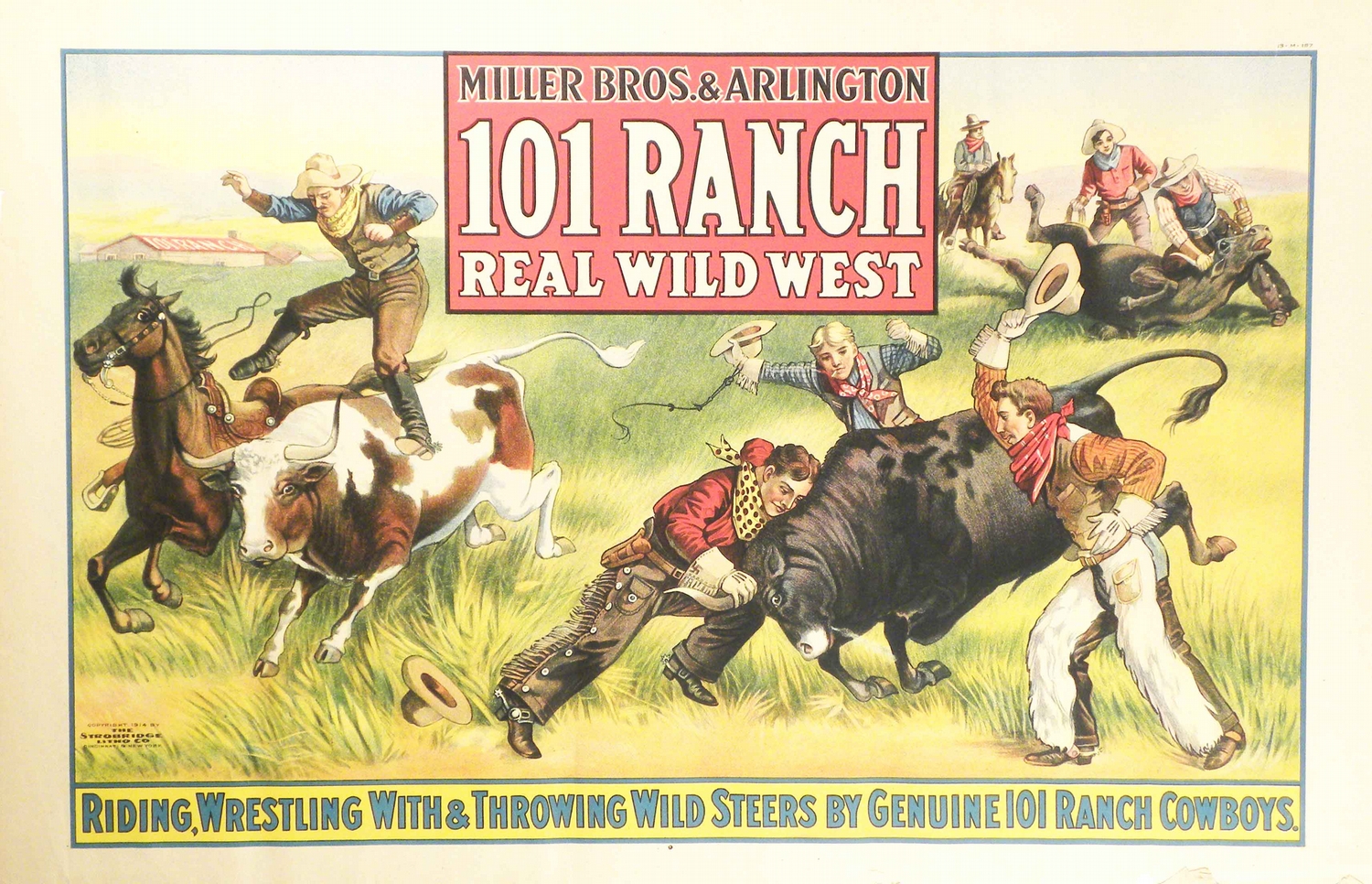101 Ranch 101 Ranch Real Wild West Poster