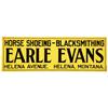 Image 1 : Earle Evans Embossed Tin Sign