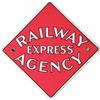 Image 1 : Railway Express Agency Porcelain Sign