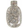 Image 1 : Silver Overlay Glass Flask