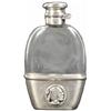 Image 1 : Sterling & Glass Flask