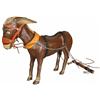 Image 1 : Paper Mache Donkey w/ Cart Harness