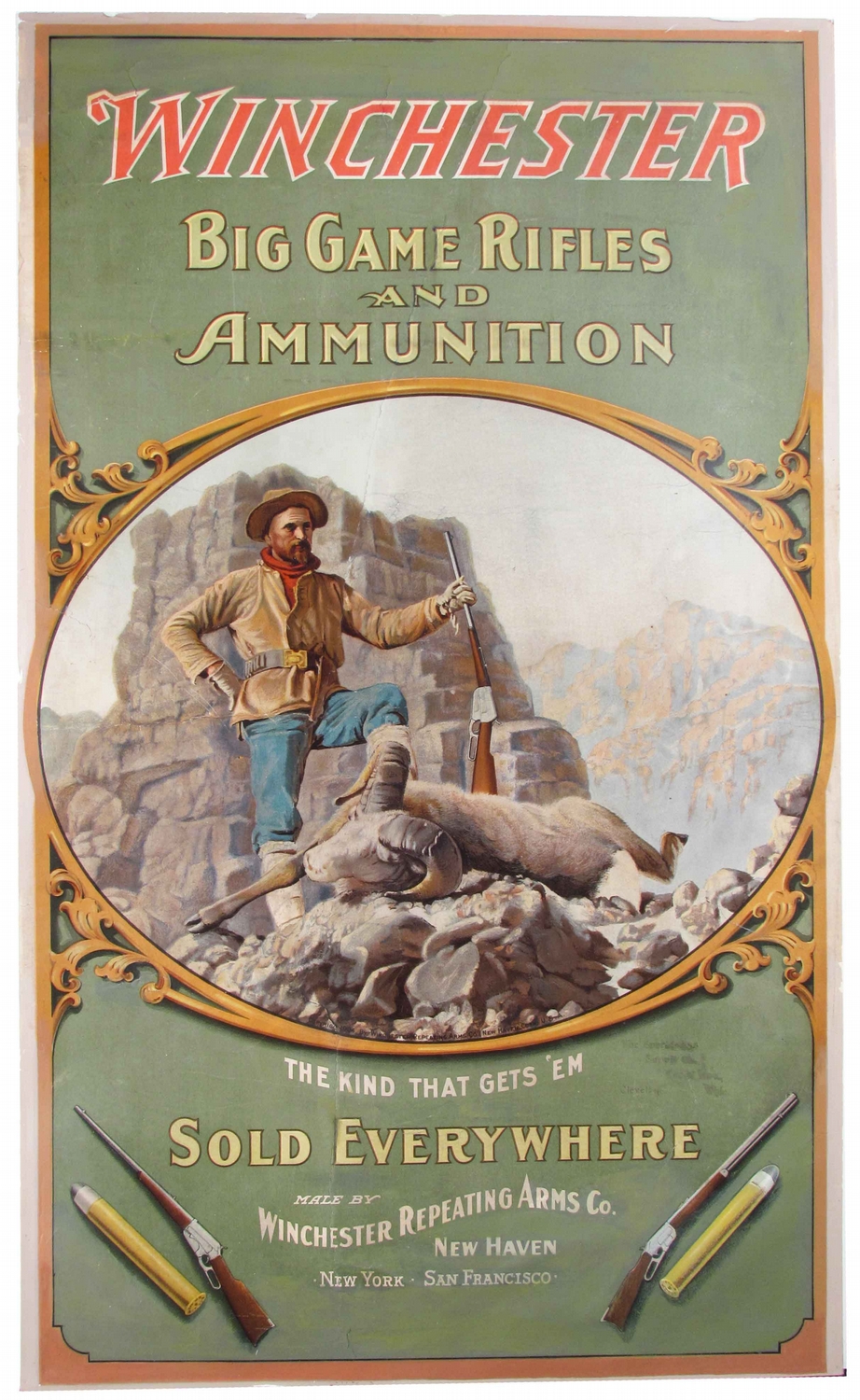 Winchester Big Game Rifles & Ammunition Poster