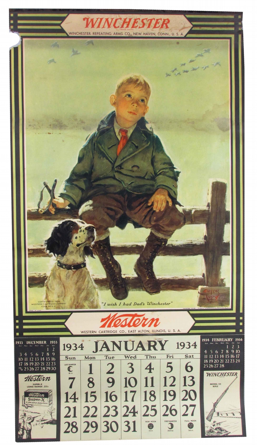 1934 Winchester Calendar