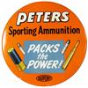 Image 1 : Peter's Sporting Ammunition Tin Sign