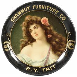 Shamut Furniture Co. R.Y. Tait Tin Tip Tray