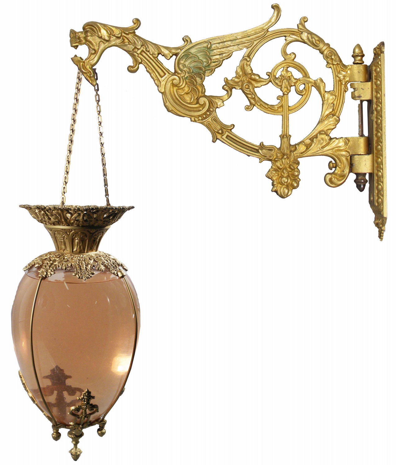 Hanging Apothecary Show Globe & Bracket