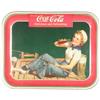 Image 1 : 1940 Coca Cola Tin Serving Tray