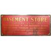 Image 1 : Basement Store Outdoor Wood Sign