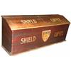 Image 1 : Large Wood "Shield" Coffee Store Bin