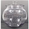 Image 1 : Honey Creams Embossed Glass Store Jar