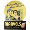 Image 1 : Marvels Cigarettes/War Bonds Die Cut Sign