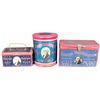 Image 1 : Lot of 3 George Washington Cut Plug Tobacco Tins