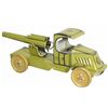 Image 1 : J. Chein & Co. Tin Tommy Gun Military Truck