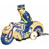 Image 1 : Louis Marx Toys Tin Wind-Up Motorcyclist P.D.