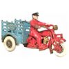 Image 1 : Cast Iron Indian Motorcyle Traffic Car & Rider