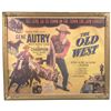 Image 1 : Half Sheet Movie Poster for "The Old West"