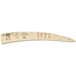 Scrimshaw Ivory Tusk