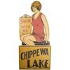 Image 1 : Chippewa Lake Die Cut Wood Outdoor Sign