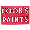 Image 1 : Cook's Paints Porcelain Sign