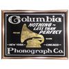 Image 1 : Columbia Phonograph Co. Reverse Glass Sign