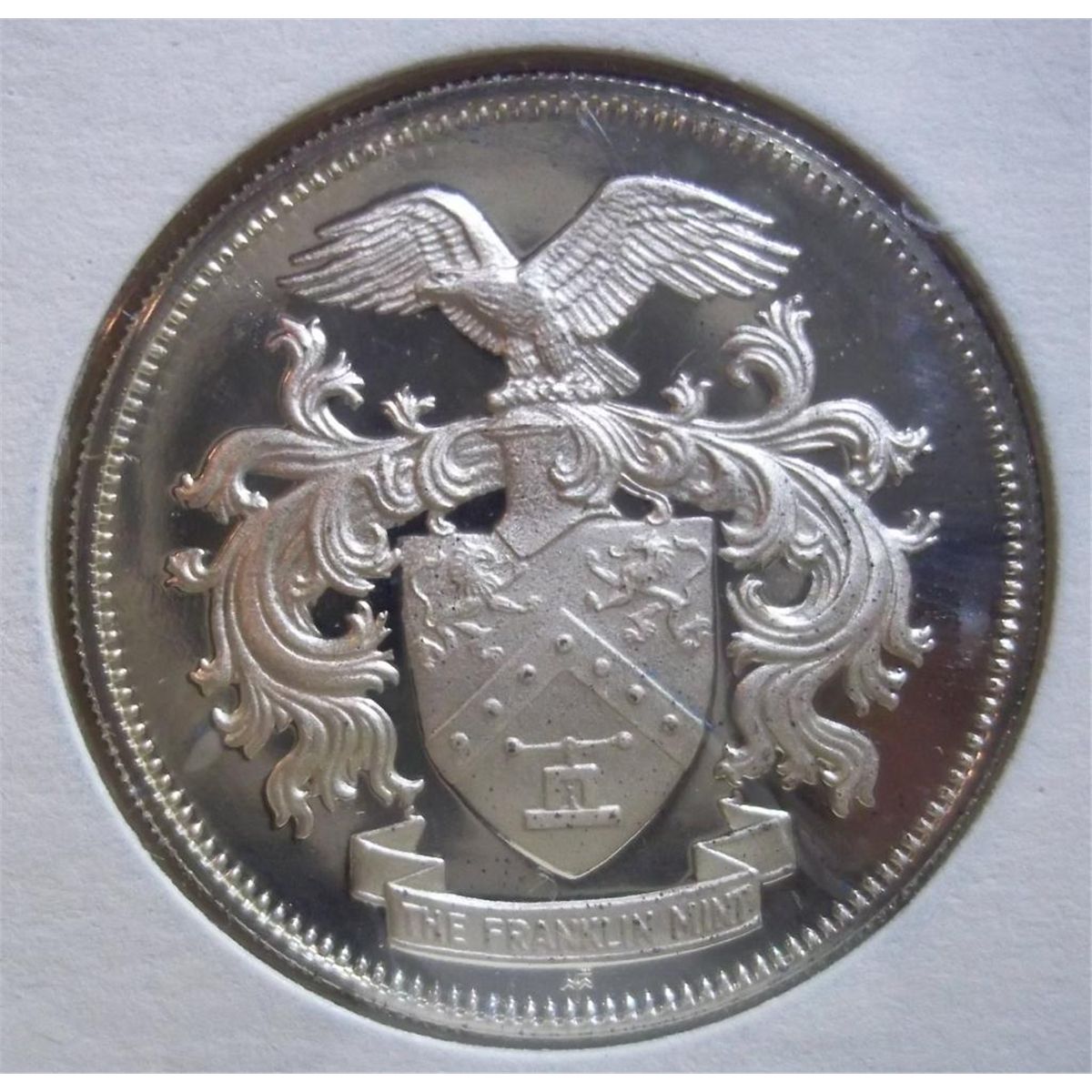 Solid Sterling Silver Franklin Mint Member Coin