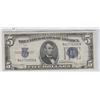 Image 1 : $5 SILVER CERTIFICATE 1934 D BOLD EMBOSSED