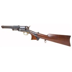 Rare and Exceptional Colt Third Model Dragoon Revolver, with Attachable Shoulder Stock, and "U.S." S