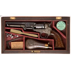 The Historic and Important Deluxe Engraved Colt Model 1849 Pocket Revolver Presented to Gunsmith Ans