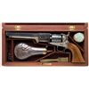 Image 1 : Fine and Exceptional Cased and Engraved Colt Model 1851 Squareback Navy or Belt Model Revolver...