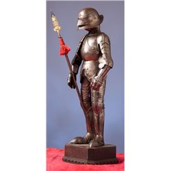 Small Miniature Suit of Armor in the German Gothic Style.... (Total: 1 Items)