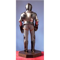 Miniature Suit of Black and Silver Armor in the Augsburg Style... (Total: 1 Items)
