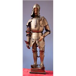 Miniature Suit of 15th Century Milanese Armor with Figural Inner Form.... (Total: 1 Items)