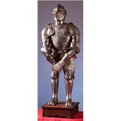 An Etched Miniature Suit of Armor in the German 16th Century Style.... (Total: 1 Items)