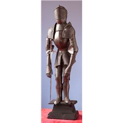 Decorative Miniature Suit of Armor with Broadsword.... (Total: 1 Items)
