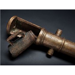 Rare Early 18th-Century Breechloading Deck Cannon of the French Compagnie d'Occident c. 1717.... (To