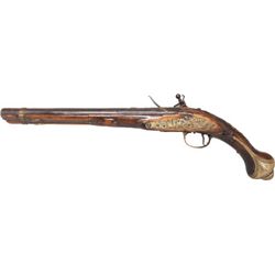 Unmarked Continental Flintlock Pistol.... (Total: 1 Items)