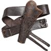 Image 1 : Rare Gold Rush Era Holster and Belt Ensemble for a Colt Baby Dragoon Revolver.... (Total: 1 Items)