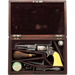 Cased Gustav Young Factory Engraved Colt Second Model 1855 Root Side-Hammer Pocket Revolver Belongin