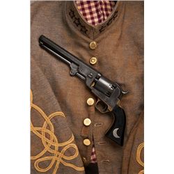 Rare and Historic Engraved Second Model J.H. Dance and Brothers Confederate Dragoon Percussion Revol