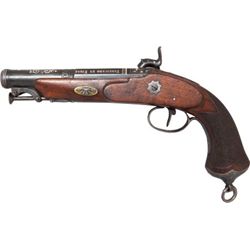Spanish Single-Shot Officer's Percussion Pistol by Paulino Aretio.... (Total: 1 Items)