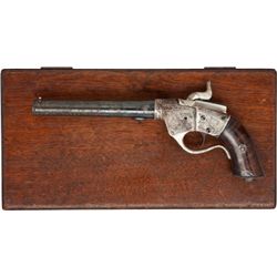 Extremely Rare, Factory Engraved & Silver Plated, Cased Sharps Breechloading Single-Shot Percussion 