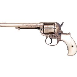 Exceptional Early Production Factory Engraved Colt Model 1877 Thunderer Double Action Revolver.... (