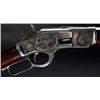 Image 6 : Rare and Unique One of Thirty Relief-Engraved Winchester Third Model 1873 Lever Action Rifles Create