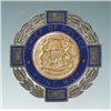 Image 1 : Fine Sterling and Hard-fired Blue Enamel Chief of Police Badge for Flint, Michigan.... (Total: 1 Ite