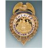 Image 1 : Beautiful and Delicate Jeweler-Made Gold Eagle & Shield Pattern Presentation Badge to Alexander C. D
