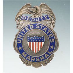 Sterling Silver Eagle & Shield United States Marshal Badge by Irvine & Jachens.... (Total: 1 Items)