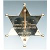 Image 1 : Excellent Engraved Gold and Enameled Six-Pointed Star Pattern Presentation Badge to John White, Badg